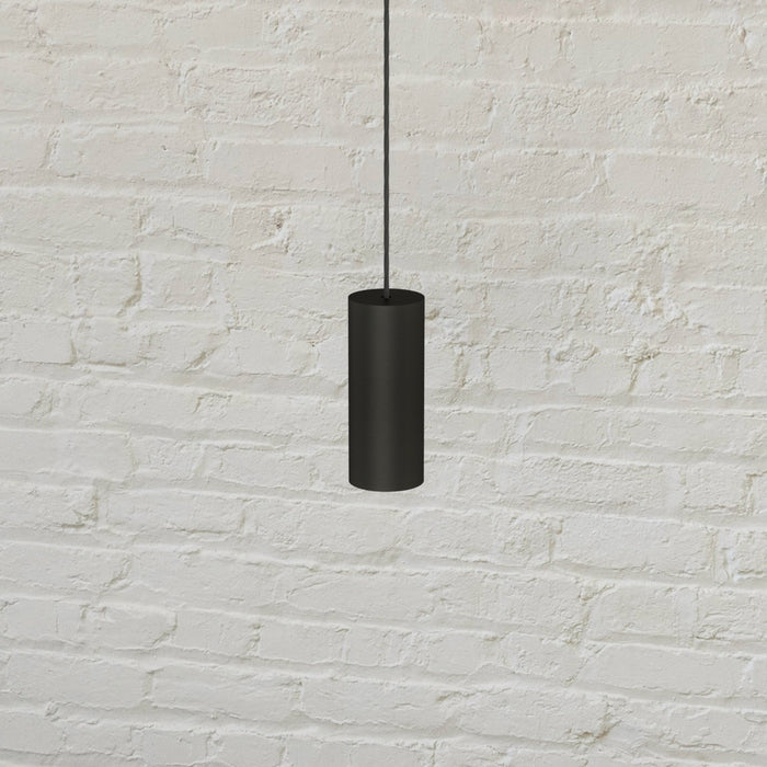 Brass Cylinder Pull Cord Light Switch in Black – product view 4