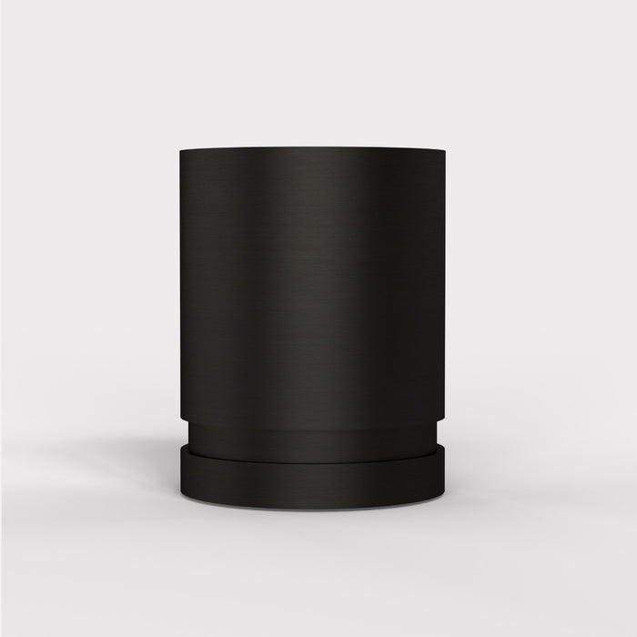 Brass Cylinder Pulls in Black – product view 2