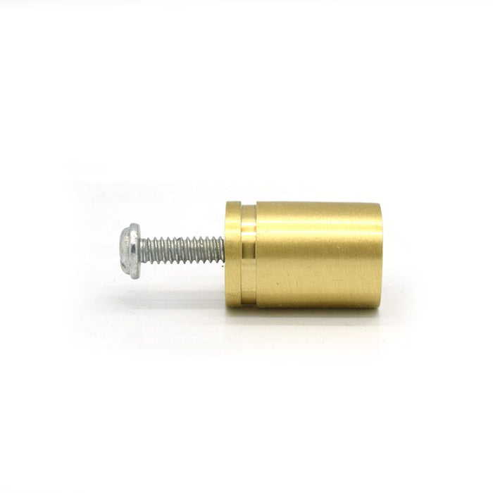 Brass Cylinder Pulls in Gold - Small – installed view