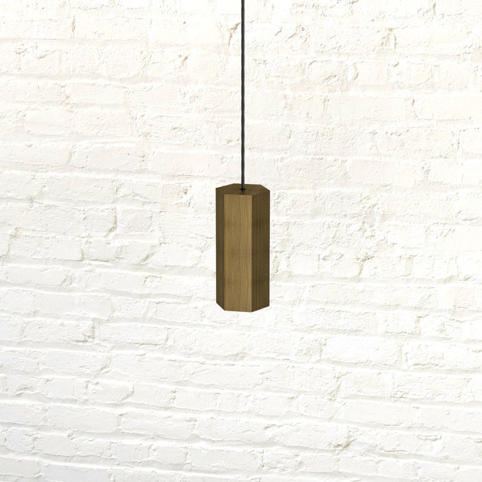 Brass Hexagon Pull Cord Light Switch in Antique – product view 4