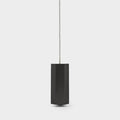Brass Hexagon Pull Cord Light Switch in Black