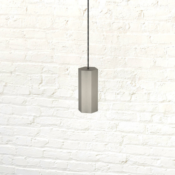 Brass Hexagon Pull Cord Light Switch in Silver – product view 4
