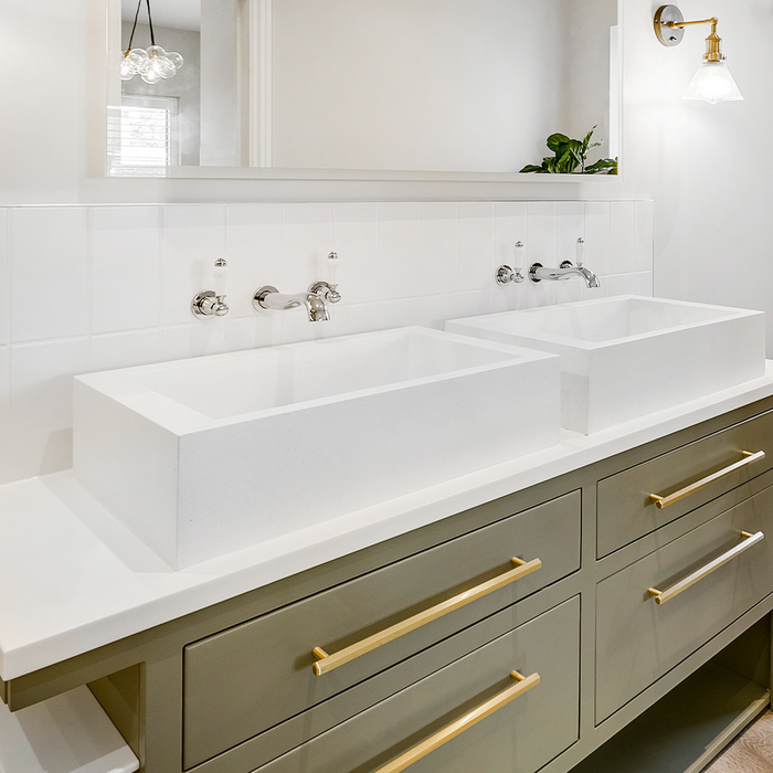 Brass Hexagonal Cabinet Handles in Gold – product view 4