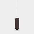Brass Knurled Cylinder Pull Cord Light Switch in Bronze