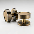 Brass Mortice Door Knobs in Antique – product view 3