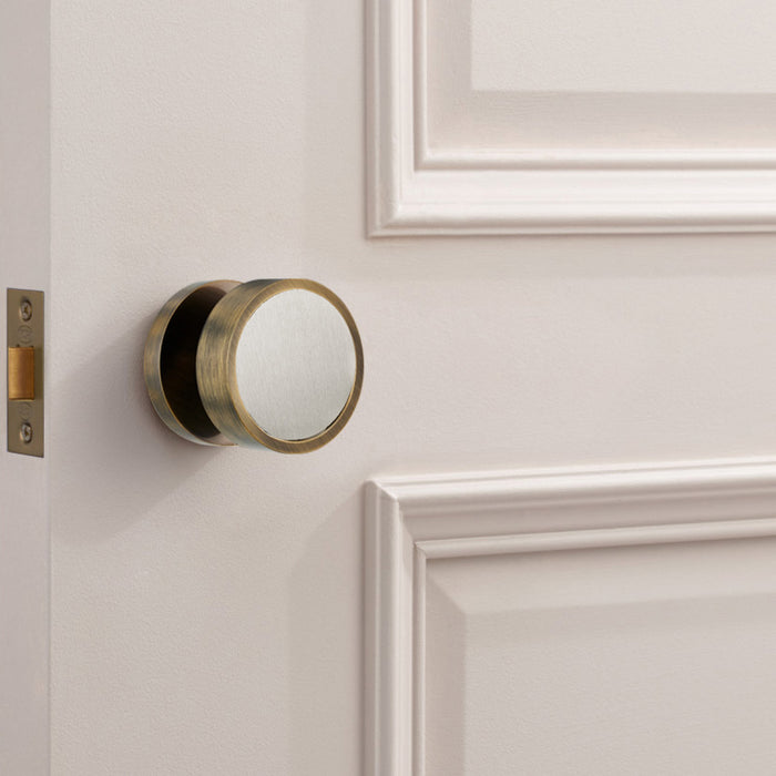 Brass Mortice Door Knobs in Antique – product view 7