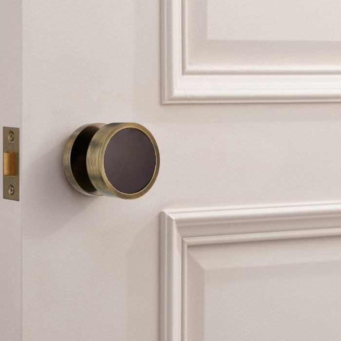 Brass Mortice Door Knobs in Antique – product view 8