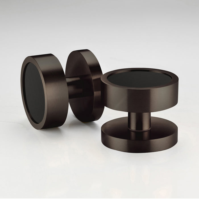 Brass Mortice Door Knobs in Bronze – product view 2