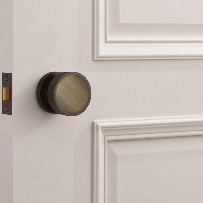 Brass Mortice Door Knobs in Bronze – product view 7