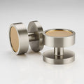 Brass Mortice Door Knobs in Silver – product view 2