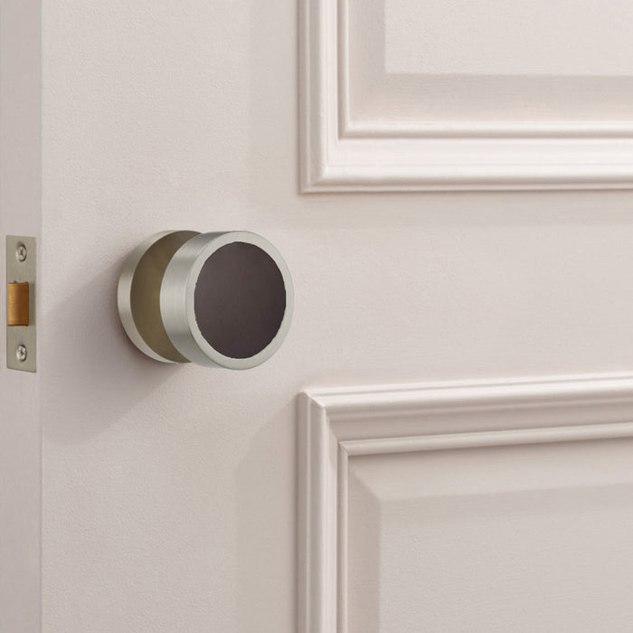Brass Mortice Door Knobs in Silver – product view 7