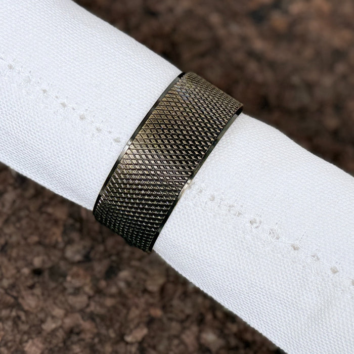 Brass Napkin Rings in Antique – product view 2