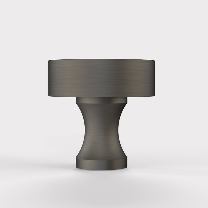 Brass Round Door Knobs in Gunmetal – product view 2