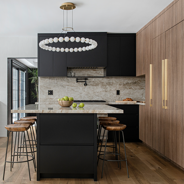 Brass Slimline Cabinet Handles in Gold – product view 4