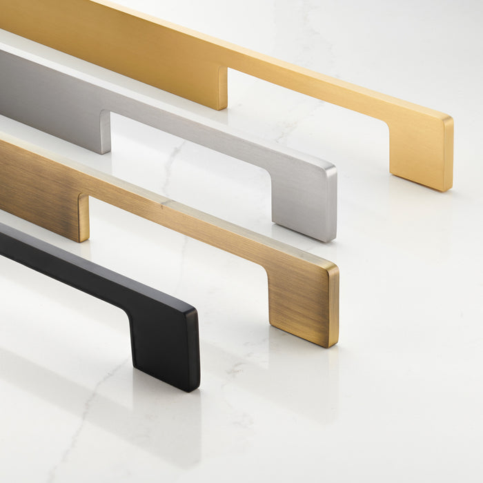 Brass Slimline Cabinet Handles in Gold – product view 6