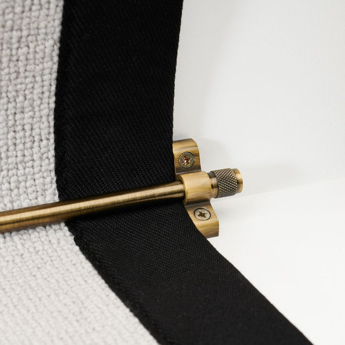 Brass Stair Carpet Runner Rods in Antique – product view 5