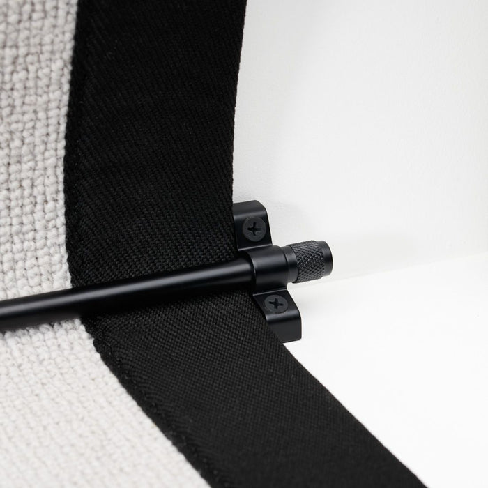 Brass Stair Carpet Runner Rods in Black – product view 4