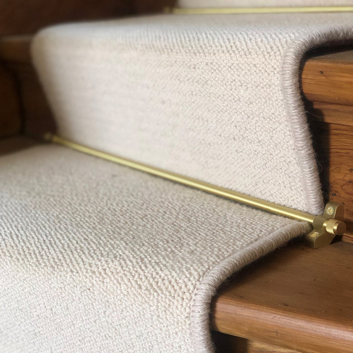Brass Stair Carpet Runner Rods in Gold – product view 3