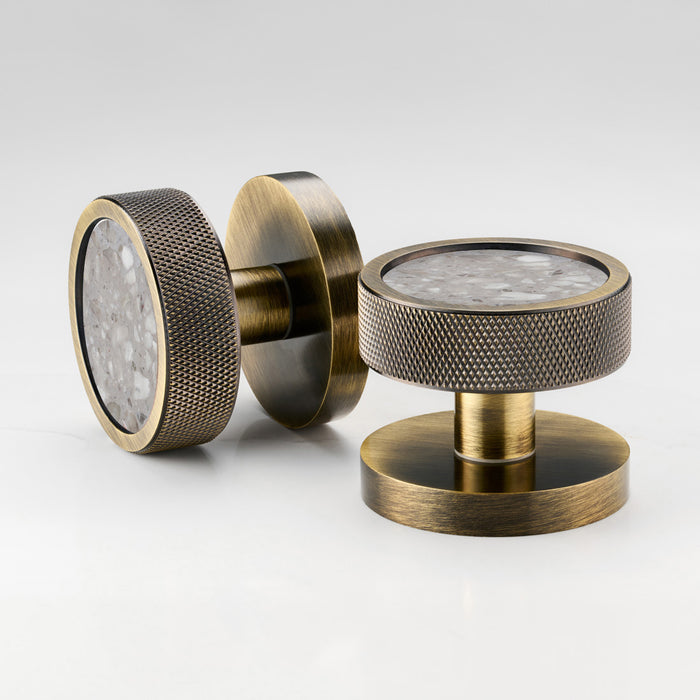 Knurled / Grey Terrazzo