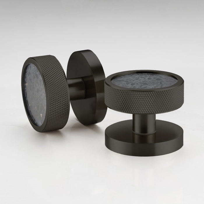 Knurled / Black Terrazzo