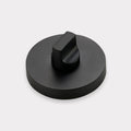Brass Thumbturn Door Lock Set in Black