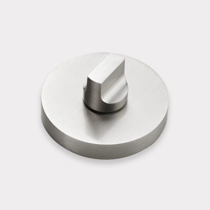 Brass Thumbturn Door Lock Set in Silver