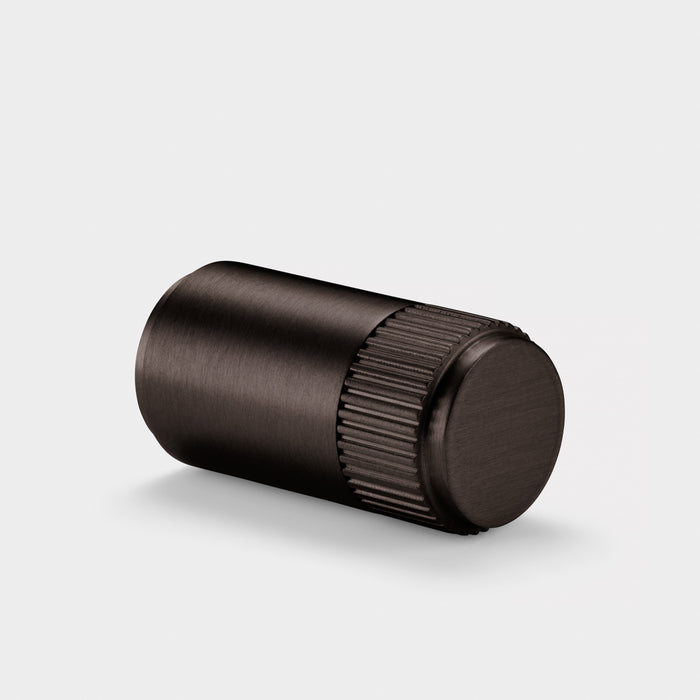 Bronze Brass Linear Cylinder Pulls With Tip in Bronze