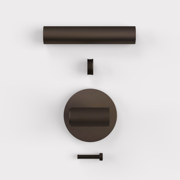 Bronze Linear Lever Handle with Tip in Bronze – product view 4