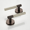 Bronze Linear Lever Handle with Tip in Silver