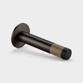 Bronze Linear Wall Mounted Door Stop in Antique Gold