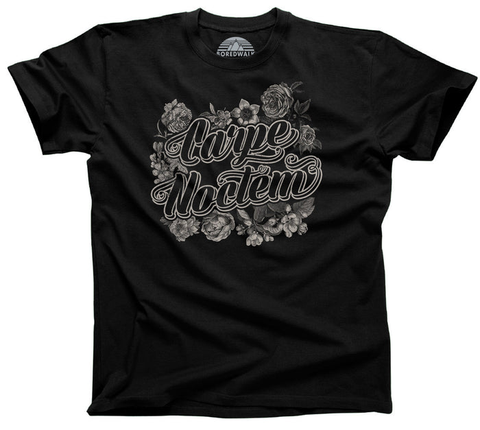 Carpe Noctem T-Shirt Goth Soft Grunge Boho Vampire Seize the Night - Relaxed Unisex Fit