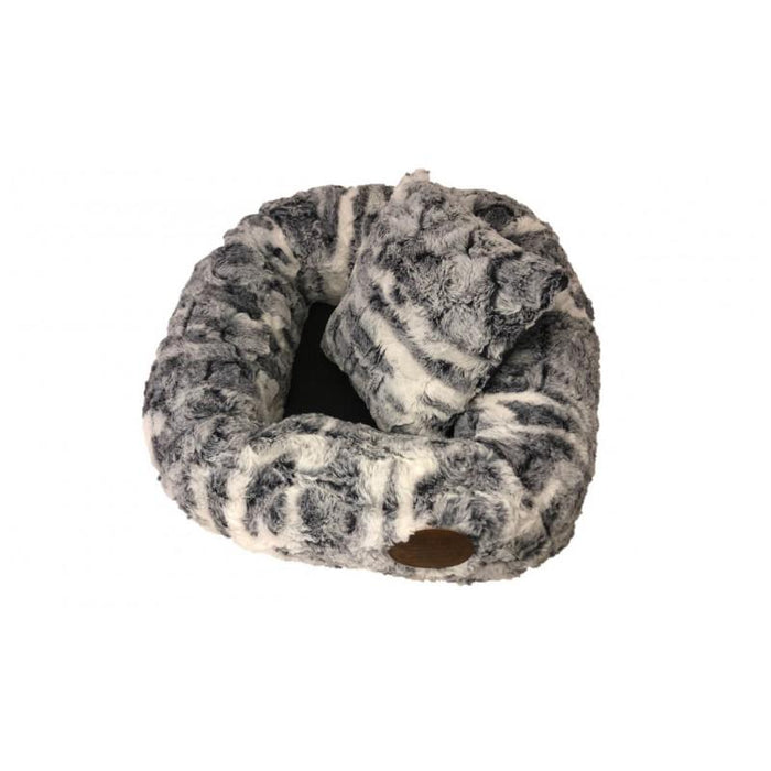 Cat Donut Faux Fur Bed - Cat Beds for dogs Snug and Cosy Pets