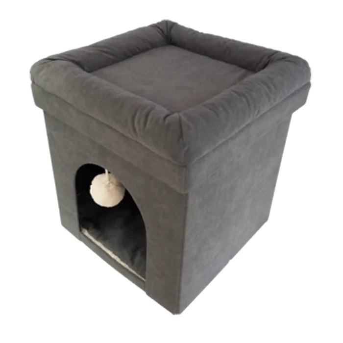 Cat In a Box - The Perfect Covered Cat Bed Enclosure for Your Feline's Comfort - Cat Beds for dogs Snug and Cosy Pets