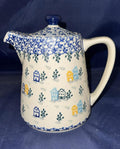 Ceramika Artystyczna B-Town Houses Coffee Pot - Shape: E71 - Pattern: B-Town Houses