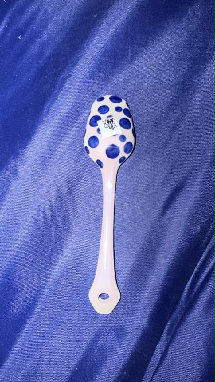 Ceramika Artystyczna Blue Dot Shovel Spoon - Shape: 885 - Pattern: Blue Dot