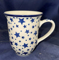 Ceramika Artystyczna Blue Stars Flared Mug - Shape: 826 - Pattern: Blue Stars (359AX)