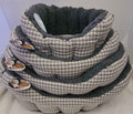 Checked Softie Bed - for dogs Snug and Cosy Pets