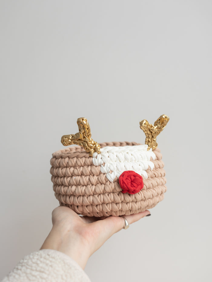 Christmas Deer and Santa Baskets | US Stock