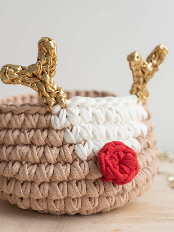 Christmas Deer and Santa Baskets | US Stock