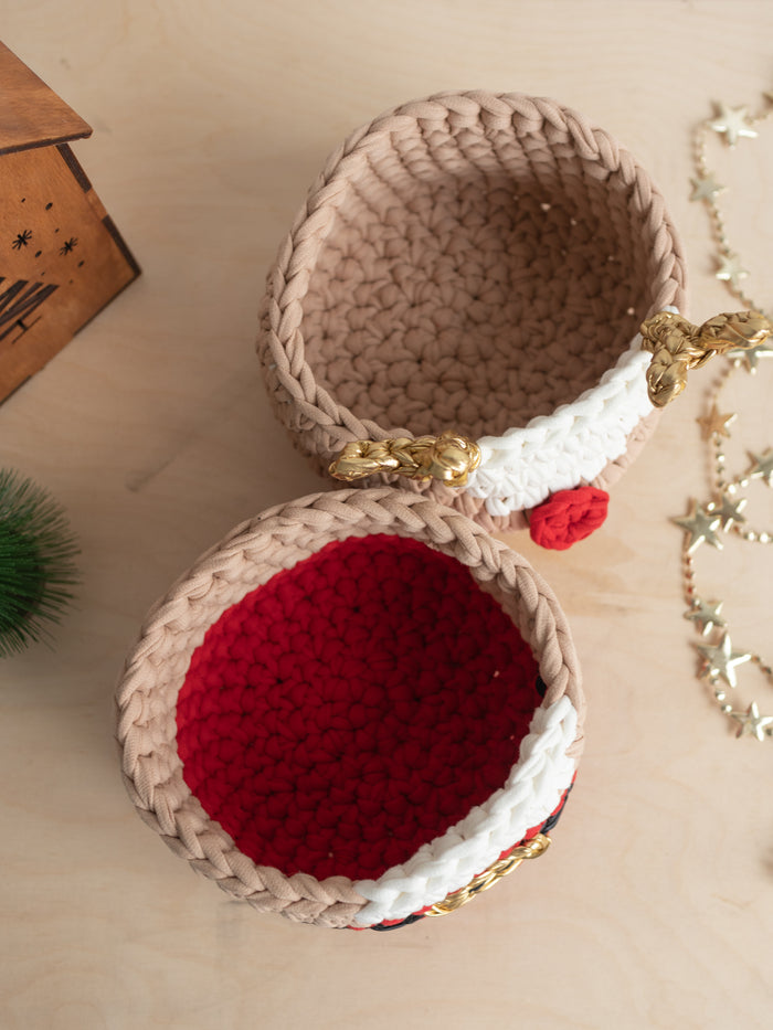 Christmas Deer and Santa Baskets | US Stock