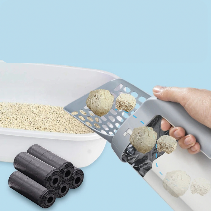 CleanSweep Cat Litter Scoop with Refill Bag System