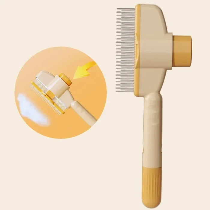 CleanSweep Self-Cleaning Dog Brush