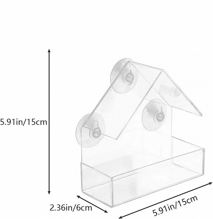 ClearView Window Bird Feeder