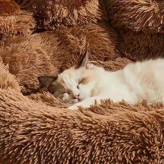 CloudNest Plush Dog & Cat Sofa Bed