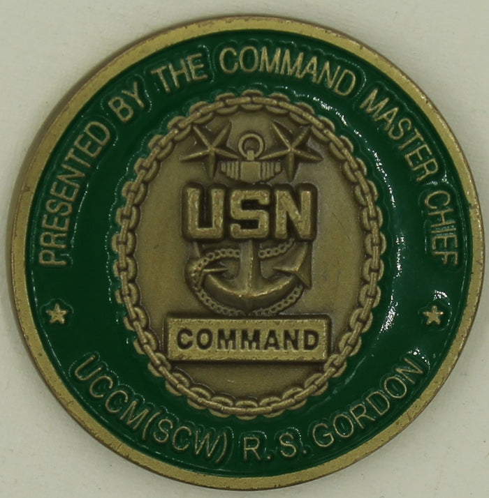 Command Master Chief 28th Mobile Construction BN MCB-28 Seabee/CB Challenge Coin
