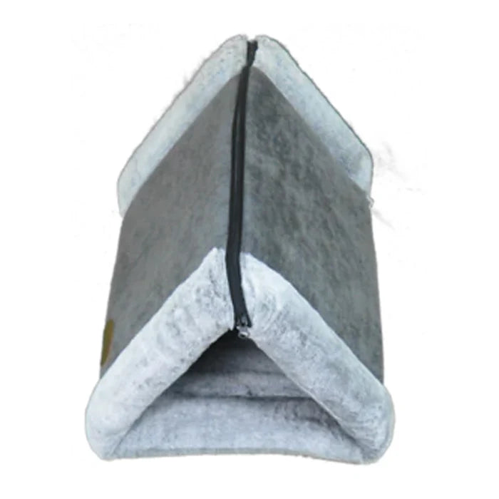 Cozy Luxury Grey Cat Igloo Bed - The Perfect Retreat for Your Feline Friend - Cat Beds for dogs Snug and Cosy Pets