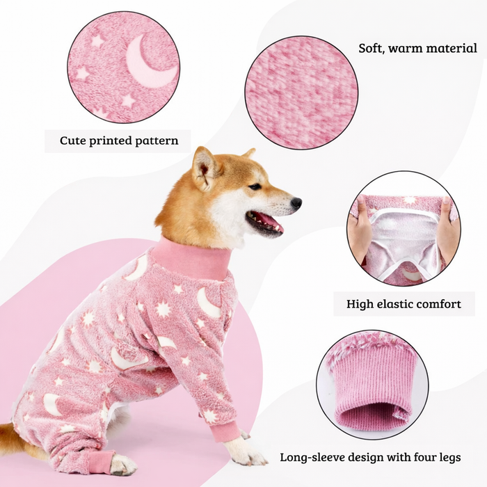 CozyFluff Winter Dog Pyjamas