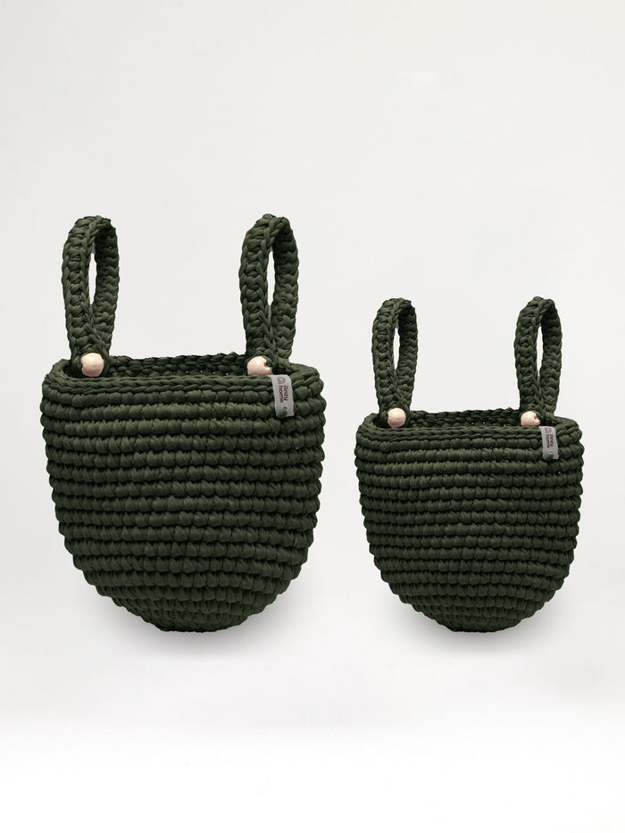 Set of 2 baskets / Khaki