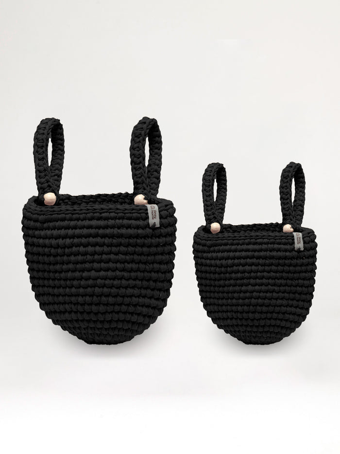 Set of 2 baskets / Black