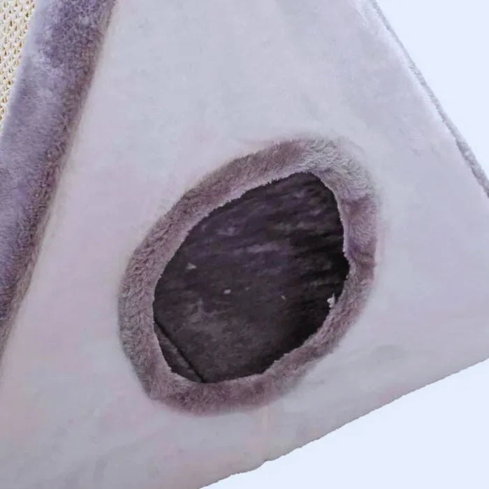 CuddleTipi – Cat Tent House with Scratching Surface & Play Ball